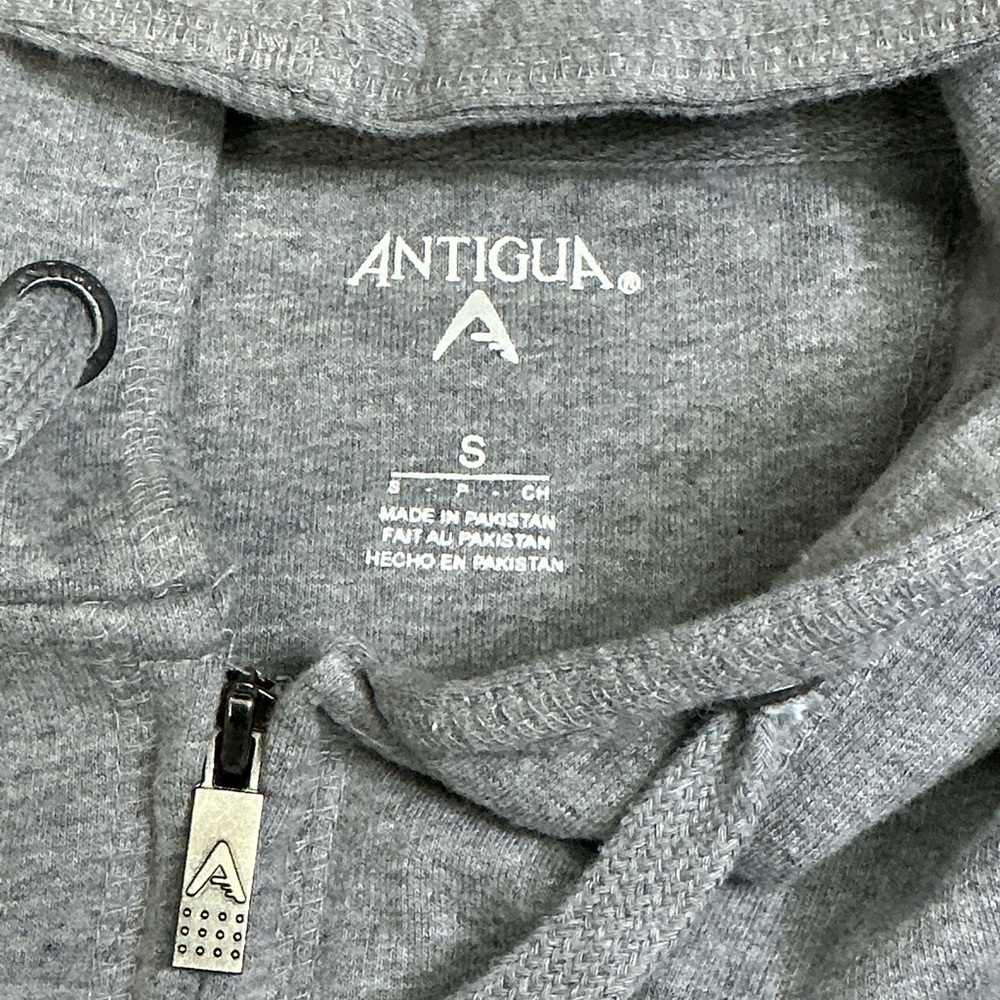 Antiqua Baltimore Orioles Hoodie Full Zip-Up Pockets Unisex Gray Men’s Small - Picture 3 of 16